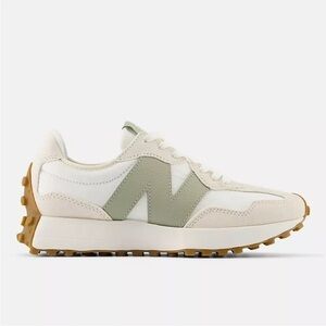 NEW BALANCE 327 Women’s Sneakers Linen With Sea Salt and Olivine Multiple Sizes
